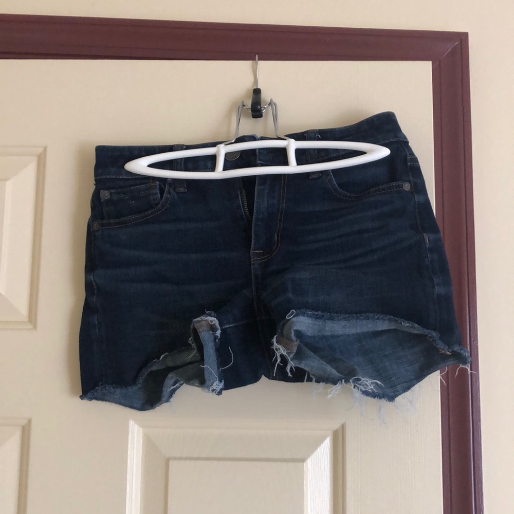 American Eagle dark wash shorts